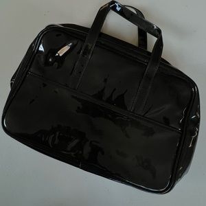 Lancôme makeup bag glossy black finish